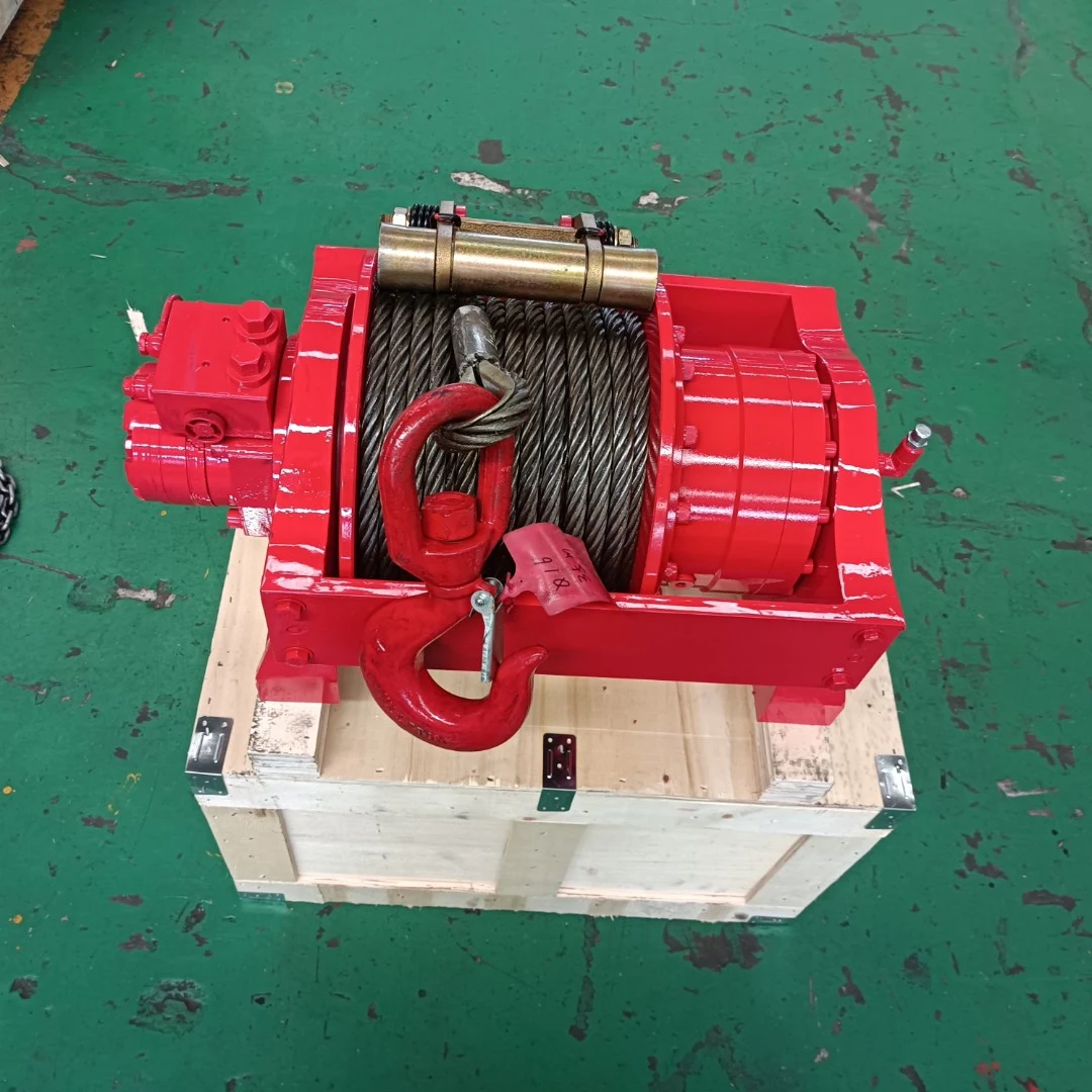 Upright hydraulic winch — 5 / 6 / 6.8 / 8 ton series
